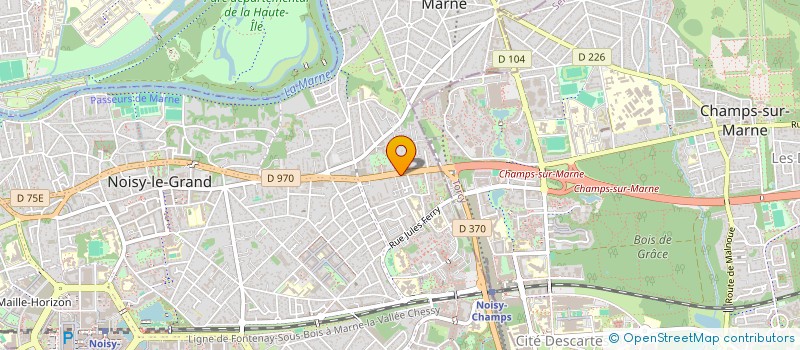 localisation de l'entreprise HOLDING PARTNER  NOISY-LE-GRAND