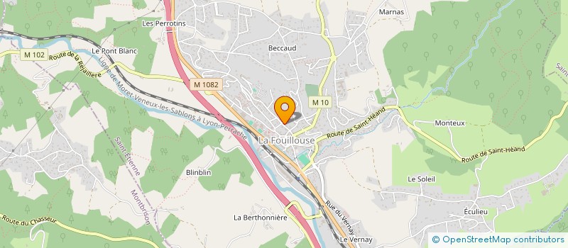 localisation de l'entreprise HOLDING PASCAL SOBOCZYNSKI  LA FOUILLOUSE