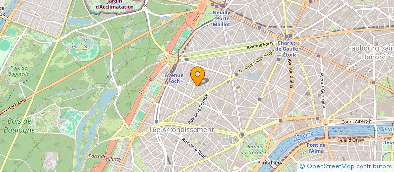 localisation de l'entreprise HOLDING PASO  PARIS