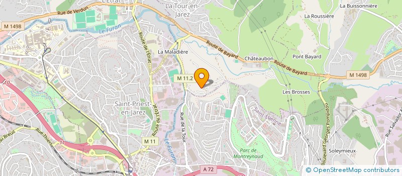 localisation de l'entreprise HOLDING PASTRELLO INVESTISSEMENT  LA TOUR-EN-JAREZ