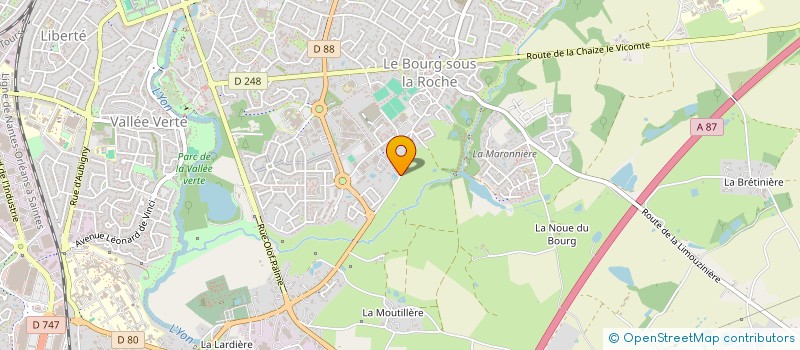 localisation de l'entreprise HOLDING PATEX à LA ROCHE-SUR-YON