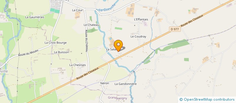 localisation de l'entreprise HOLDING PATRICE DESLANDES  ROMAGNY FONTENAY