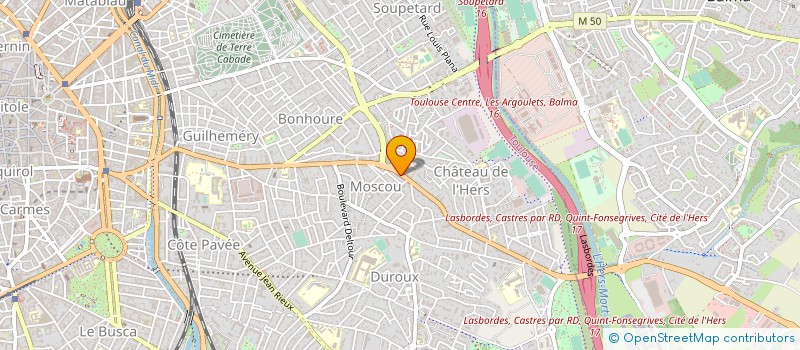 localisation de l'entreprise HOLDING PATRICIA MASSAT à TOULOUSE