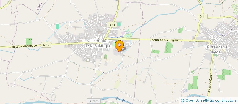 localisation de l'entreprise HOLDING PATRIMONIALE ASTRUC  VILLELONGUE-DE-LA-SALANQUE