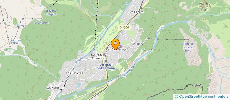 localisation de l'entreprise HOLDING PATRIMONIALE FRANCOIS CHAMPIER  CHAMONIX-MONT-BLANC