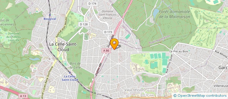 localisation de l'entreprise HOLDING PATRIMONIALE MCP  VAUCRESSON