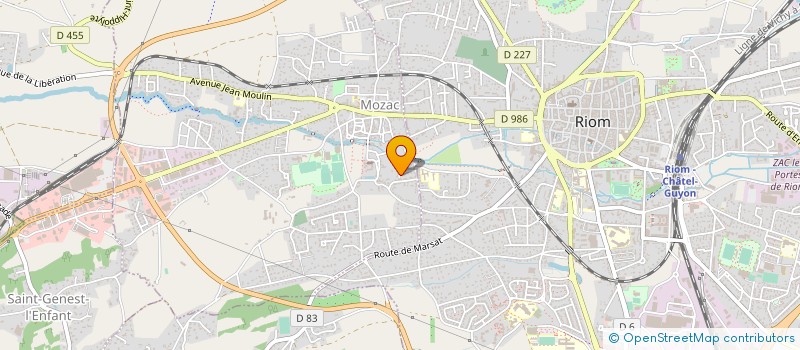 localisation de l'entreprise HOLDING PATRIMONIALE NEW START  MOZAC