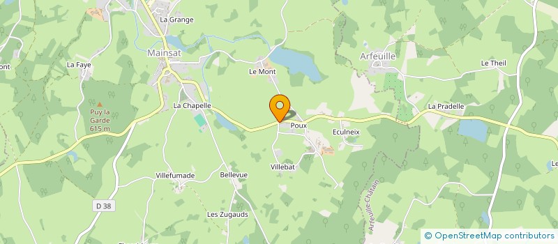 localisation de l'entreprise HOLDING PAUL&CO INVEST à MAINSAT