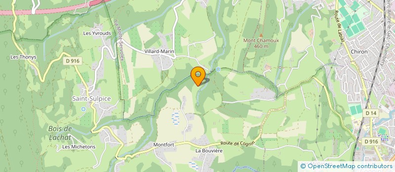 localisation de l'entreprise HOLDING PAUL GRILLET  SAINT-SULPICE