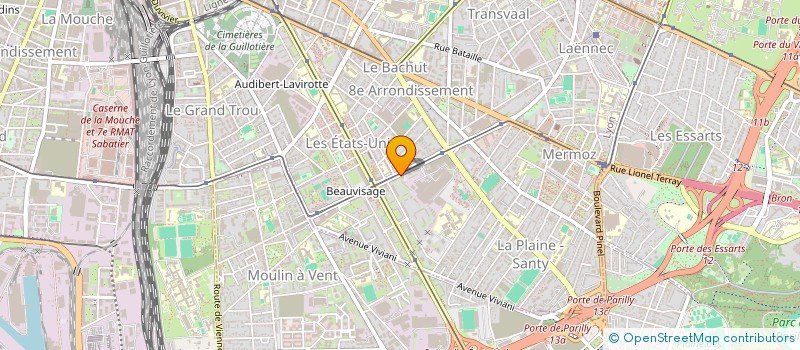 localisation de l'entreprise HOLDING PAUL RIEU  LYON