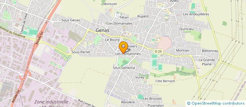 localisation de l'entreprise HOLDING PAULARTH à GENAS