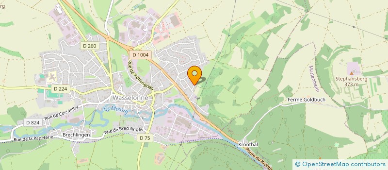 localisation de l'entreprise HOLDING PAWAN  WASSELONNE