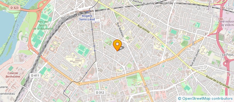 localisation de l'entreprise HOLDING PAZO à ANGERS