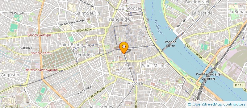 localisation de l'entreprise HOLDING PBR  BORDEAUX