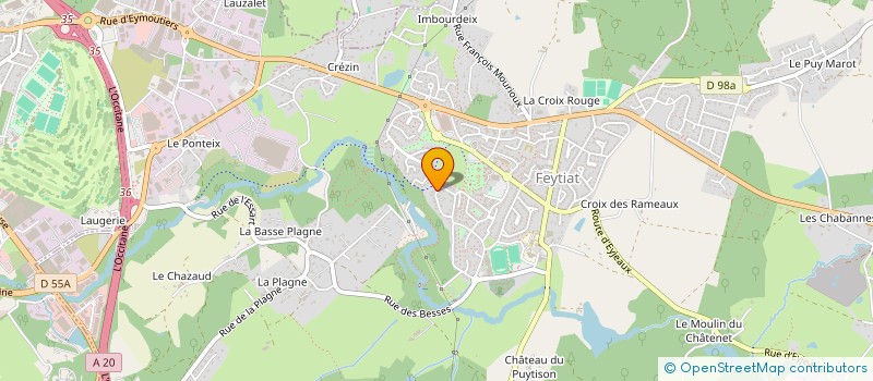 localisation de l'entreprise HOLDING PC INVESTISSEMENTS à FEYTIAT