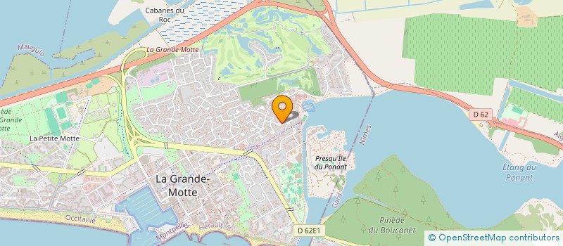 localisation de l'entreprise HOLDING PECH  LA GRANDE-MOTTE