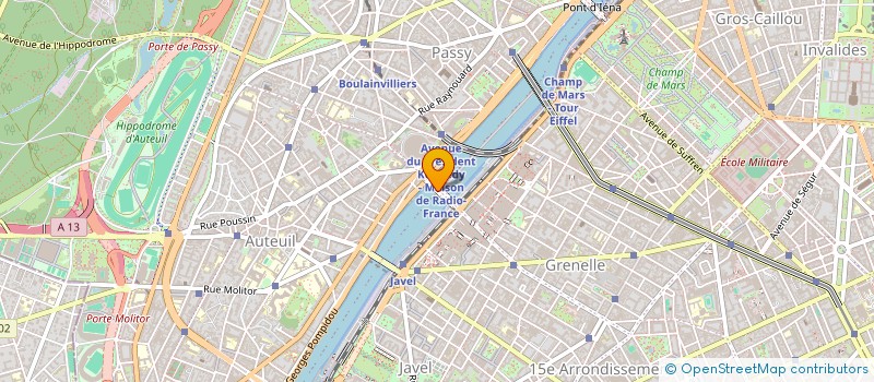 localisation de l'entreprise HOLDING PENIN PATRIMOINE  PARIS