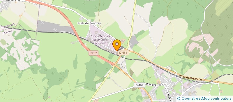 localisation de l'entreprise HOLDING PEQUIGNOT  ETALANS