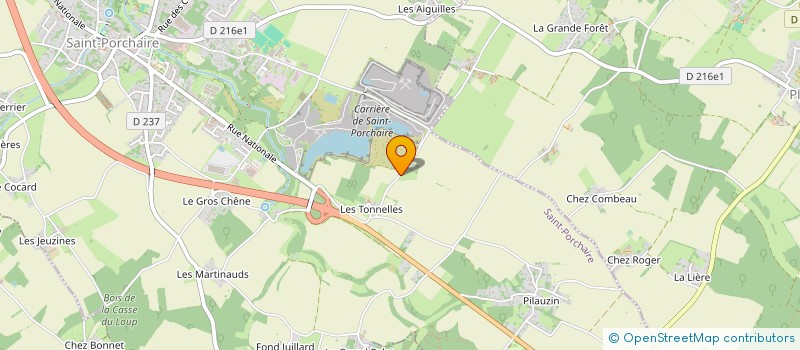 localisation de l'entreprise HOLDING PEREIRA  SAINT-PORCHAIRE