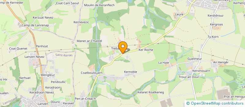 localisation de l'entreprise HOLDING PEREIRA  MILIZAC-GUIPRONVEL