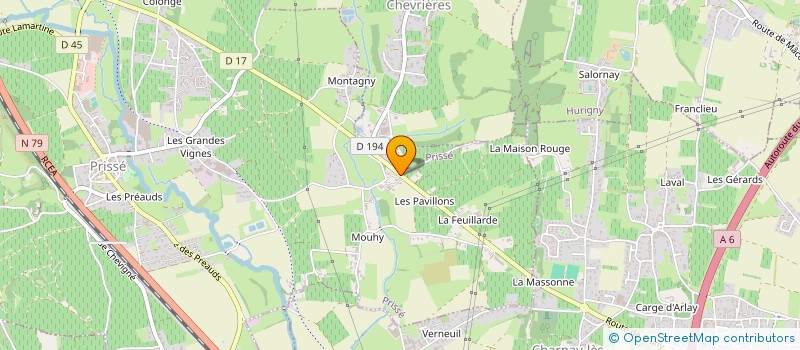 localisation de l'entreprise HOLDING PEREIRE  PRISSE