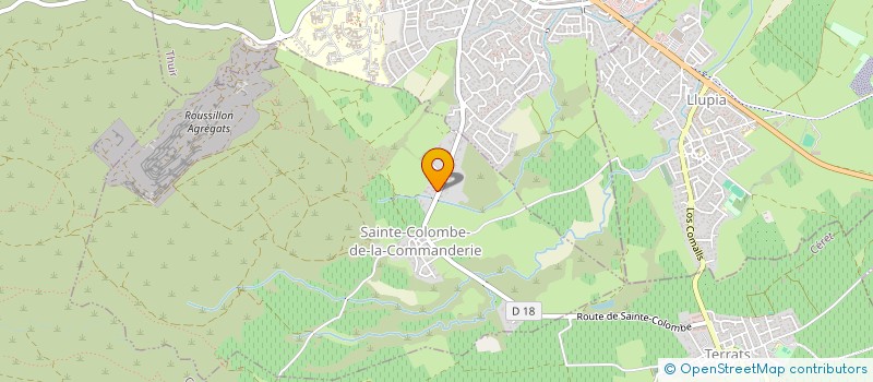 localisation de l'entreprise HOLDING PERIER INVEST  SAINTE-COLOMBE-DE-LA-COMMANDERIE