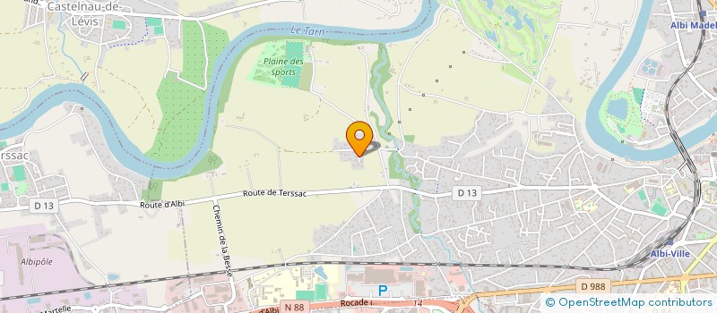 localisation de l'entreprise HOLDING PERILHOU PATRIMOINE  ALBI