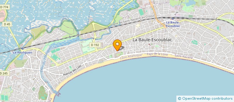 localisation de l'entreprise HOLDING PERIS  LA BAULE-ESCOUBLAC