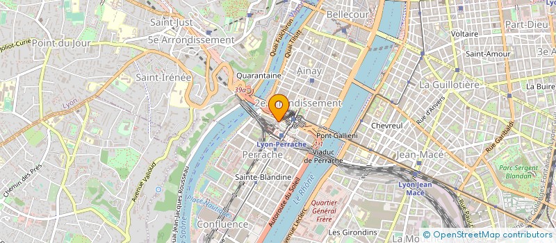 localisation de l'entreprise HOLDING PERRACHE  LYON