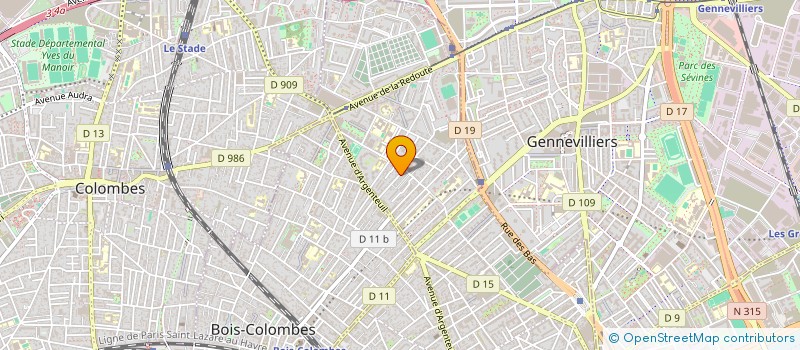 localisation de l'entreprise HOLDING PERSONNELLE SAS SANDRA DJOUMESSI NIMPA à ASNIERES-SUR-SEINE