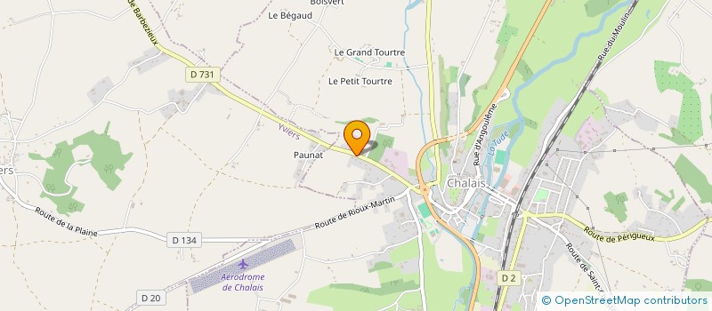 localisation de l'entreprise HOLDING PETIT à BARBEZIEUX-SAINT-HILAIRE