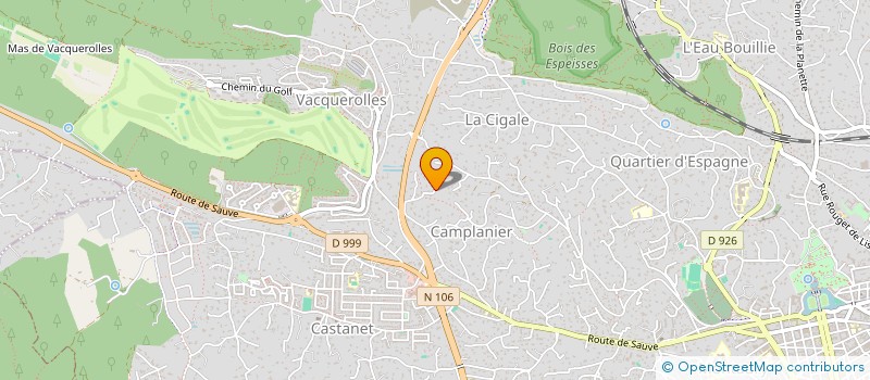 localisation de l'entreprise HOLDING - PETIT  NIMES