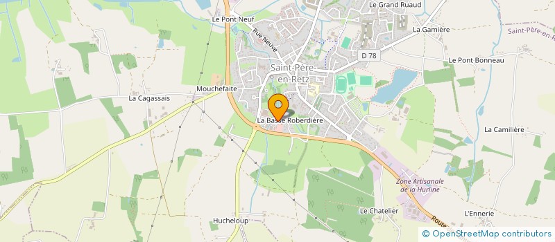 localisation de l'entreprise HOLDING PETIT FINANCES  SAINT-PERE-EN-RETZ