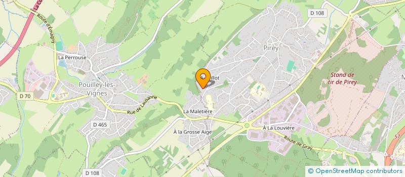 localisation de l'entreprise HOLDING PETREQUIN à PIREY