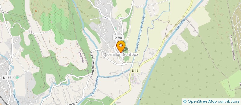 localisation de l'entreprise HOLDING PETRI à CORNILLON-CONFOUX