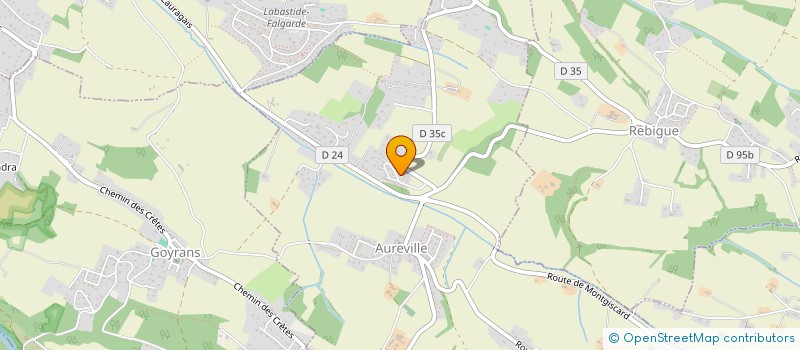 localisation de l'entreprise HOLDING PGE  AUREVILLE