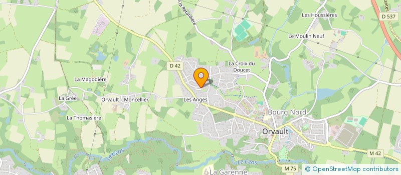 localisation de l'entreprise HOLDING PH à ORVAULT