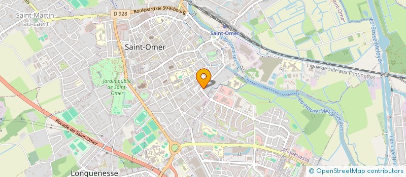 localisation de l'entreprise HOLDING PH FAGOO AF DE L'AUDOMAROIS  SAINT-OMER