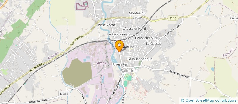 localisation de l'entreprise HOLDING PHARMACIE BONNET  SALINDRES