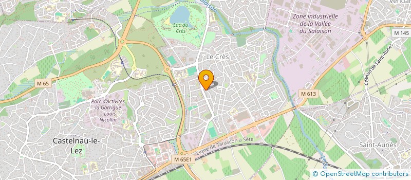 localisation de l'entreprise HOLDING PHARMASIX à LE CRES