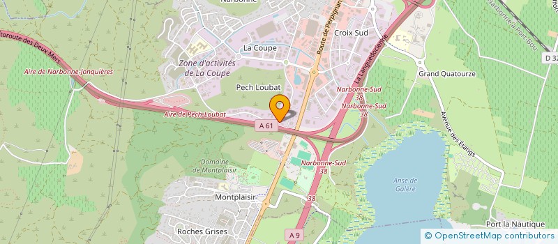 localisation de l'entreprise HOLDING PHARMASUD ACTIVITES  NARBONNE