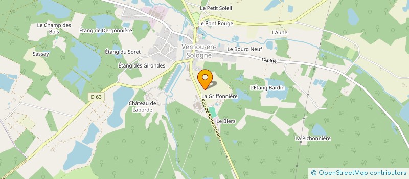 localisation de l'entreprise HOLDING PHILARMA  VERNOU-EN-SOLOGNE