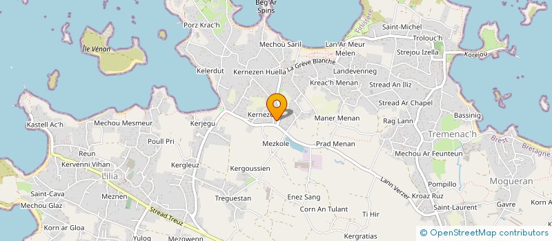 localisation de l'entreprise HOLDING PHILIPPOT  PLOUGUERNEAU