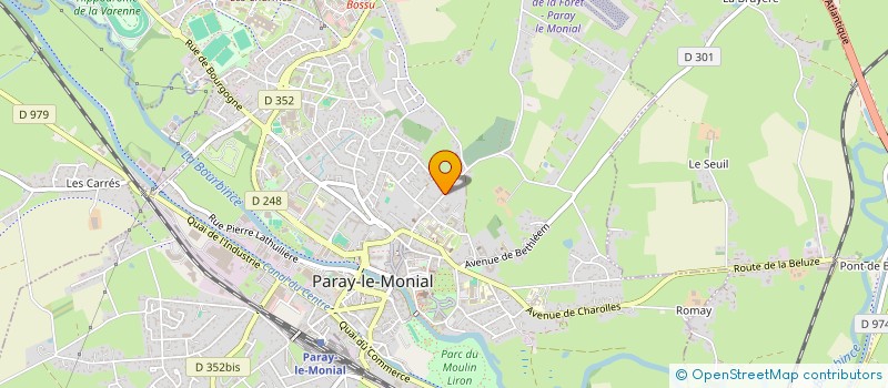 localisation de l'entreprise HOLDING PHILORIA à PARAY-LE-MONIAL