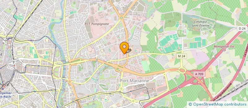 localisation de l'entreprise HOLDING PI2  MONTPELLIER