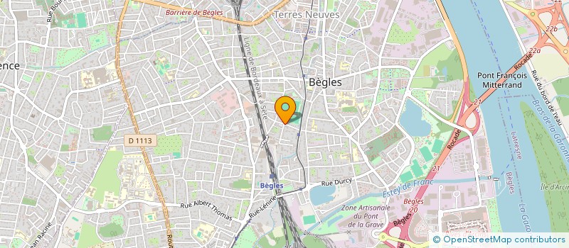 localisation de l'entreprise HOLDING PIERRE CASTAY à BEGLES
