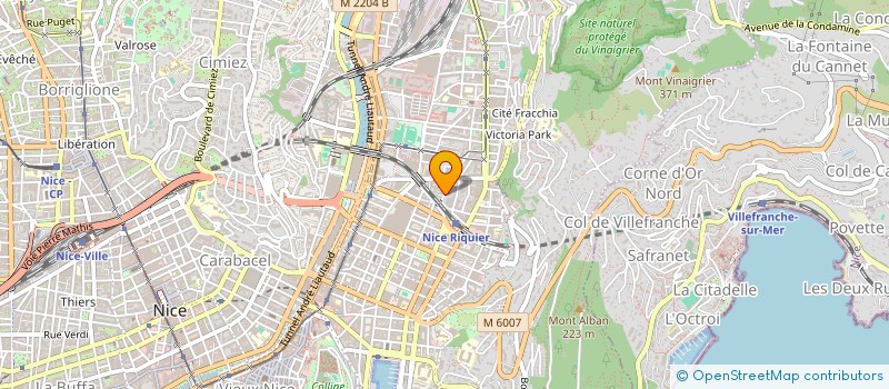 localisation de l'entreprise HOLDING PIERRE DAVIDE à NICE