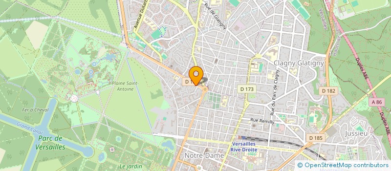 localisation de l'entreprise HOLDING PIERRE TORRES à VERSAILLES