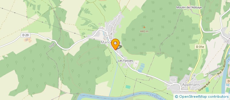 localisation de l'entreprise HOLDING PIERRETTE  MANCENANS