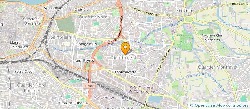 localisation de l'entreprise HOLDING PIETRI  AVIGNON